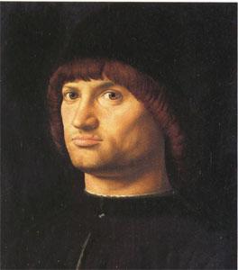 Antonello da Messina Portrait of a Man (mk05) oil painting picture